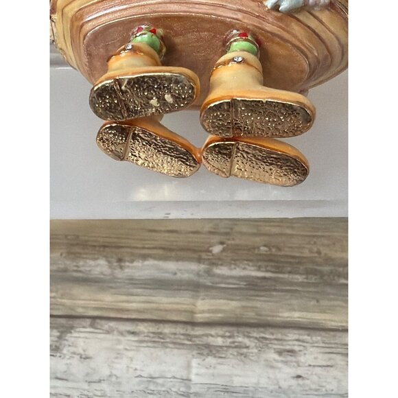 Dept 56 Patience Brewster Krinkles Noah’s Ark Jeweled Hinged Trinket Box w/FLAW - Picture 12 of 16